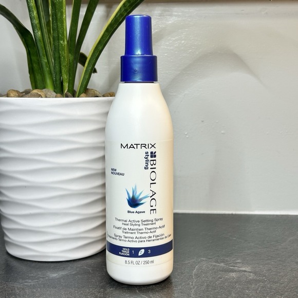 NEW Matrix Biolage Blue Agave Thermal‎ Active Setting Spray MEDIUM HOLD 8.5 oz - Picture 1 of 5